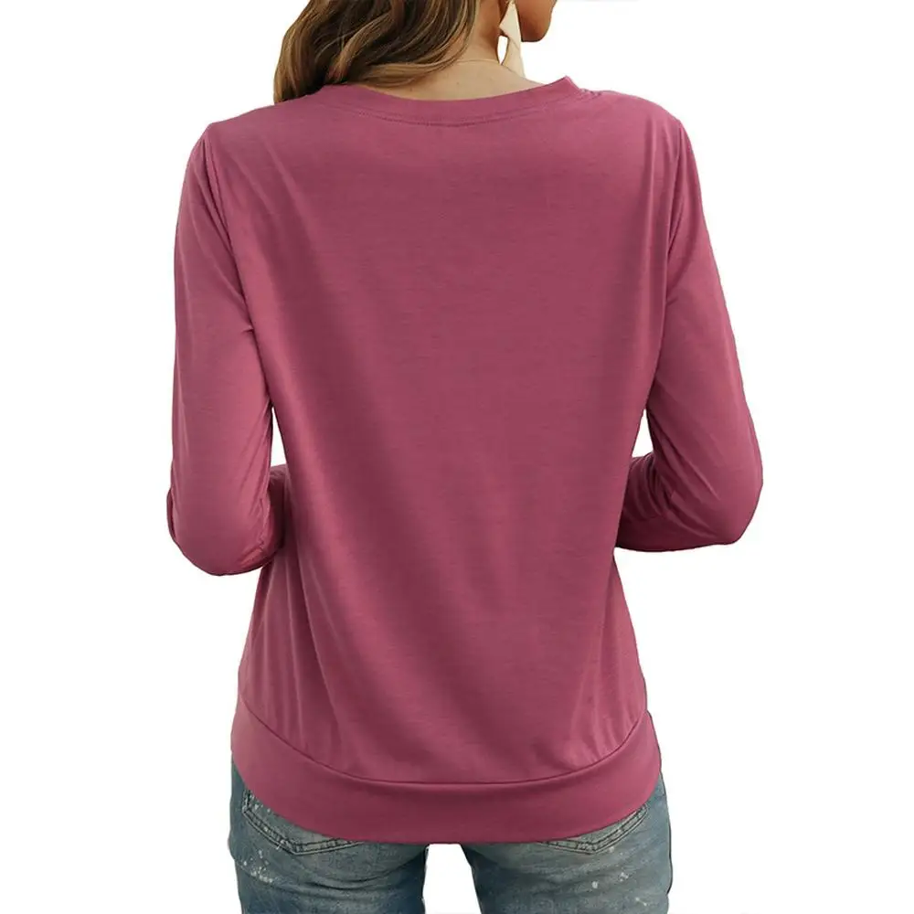 Spring Autumn Casual Young Style Women T-shirts Tops Long Sleeve Print Floral Letter Slim T-shirts for Woman Plus Size