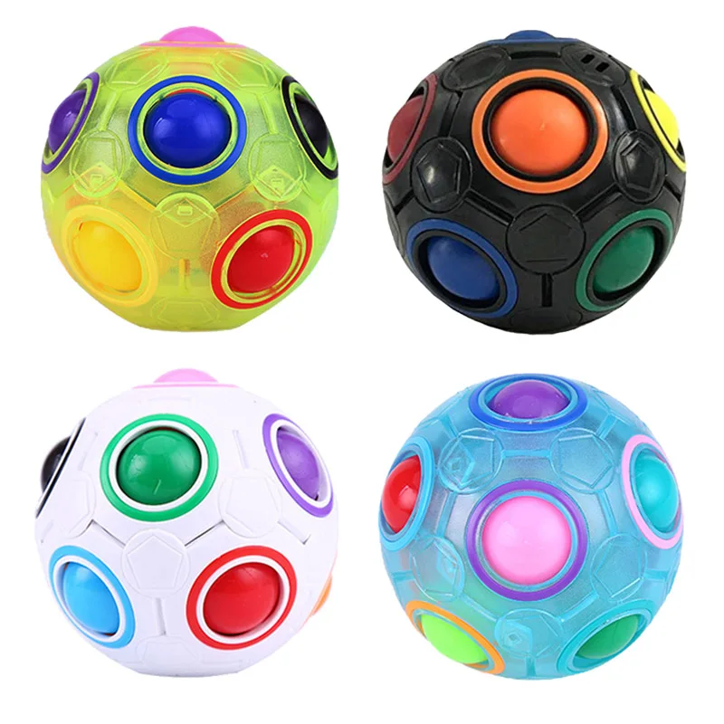 Stress Reliever Toy Football Shape 1Pcs 7CM Magic Cube ABS for Children Adult Educational Learning Toys Rainbow Ball Puzzles
Stress Reliever Toy Football Shape 1Pcs 7CM Magic Cube ABS for Children Adult Educational Learning Toys Rainbow Ball Puzzles