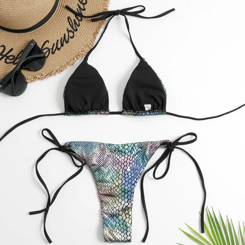 Women's Push-up Bikini Sexy Two-piece Set 0 Split Symphony Double-sided Bikini Beachwear Brazilian Swimsuit 2021
Women's Push-up Bikini Sexy Two-piece Set 0 Split Symphony Double-sided Bikini Beachwear Brazilian Swimsuit 2021