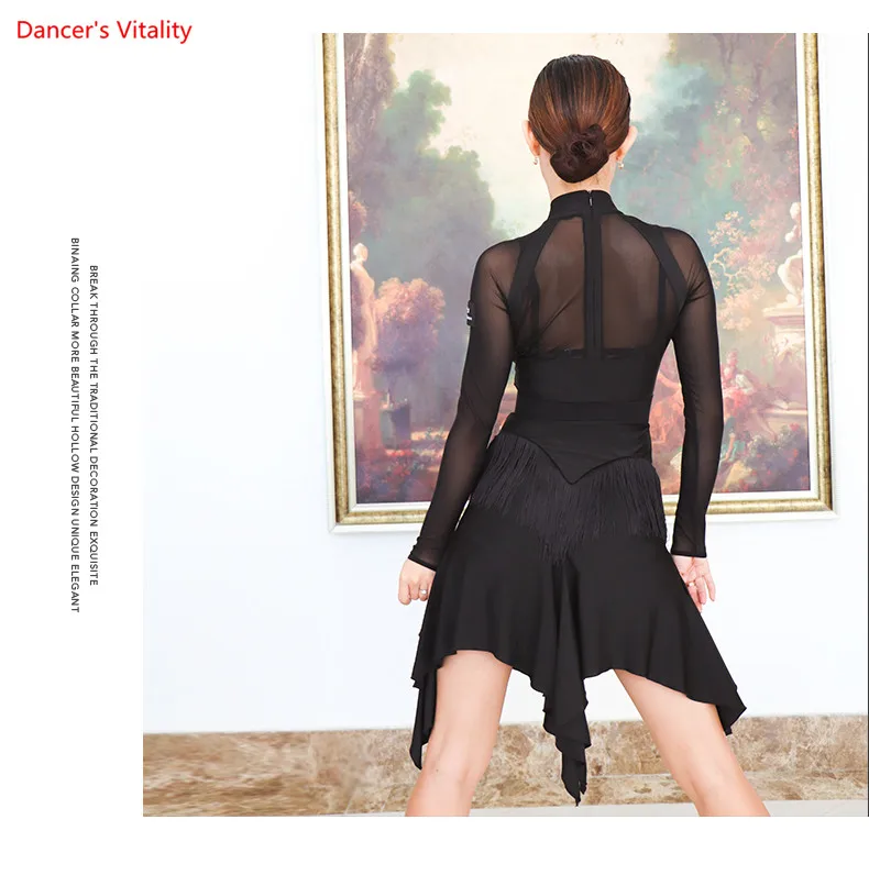 Professional Latin Dance Dress Performance Latin Dress Female Adult Training Costumes Latin Dance Competition Dresses
Professional Latin Dance Dress Performance Latin Dress Female Adult Training Costumes Latin Dance Competition Dresses