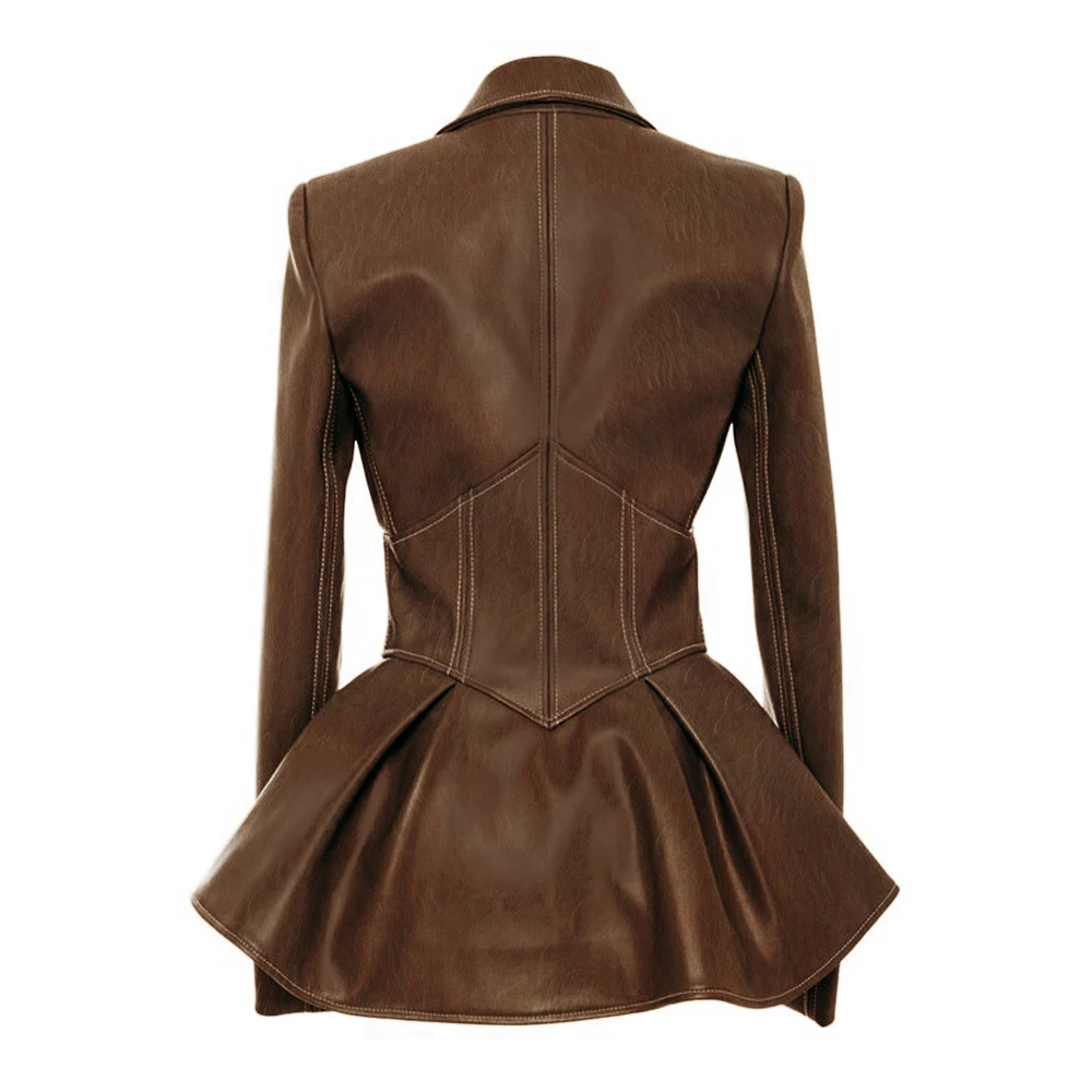 PU Leather Jackets Women Spring Autumn Gothic Fashion Vintage High Street Windproof Slim Black Lady Outerwear Coat Locomotive
PU Leather Jackets Women Spring Autumn Gothic Fashion Vintage High Street Windproof Slim Black Lady Outerwear Coat Locomotive
