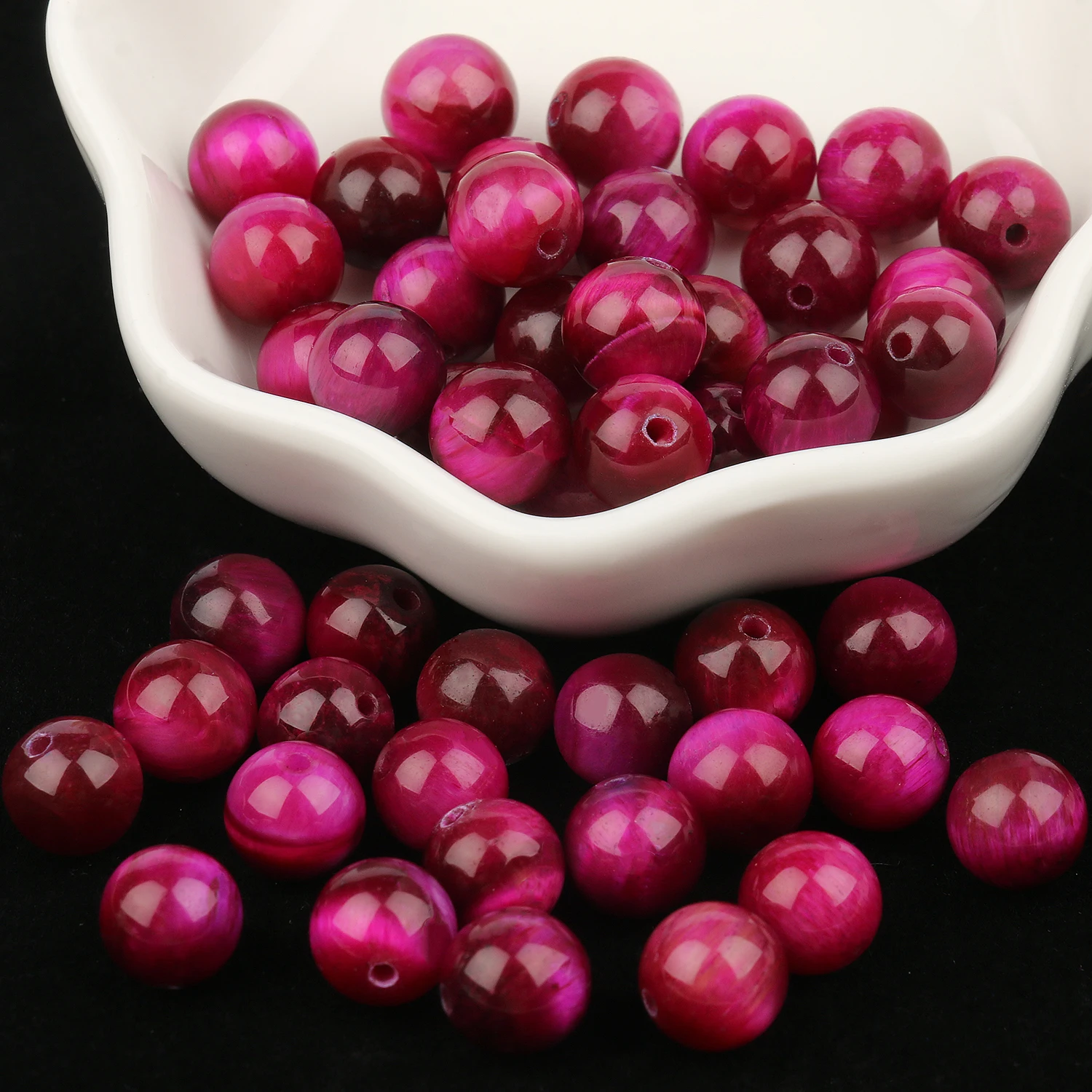 Natural Stone Beads High Quality Fuchsia Tiger Eye Round Loose Spacer Beads for Jewelry Making DIY Bracelets Necklaces Earrings
Natural Stone Beads High Quality Fuchsia Tiger Eye Round Loose Spacer Beads for Jewelry Making DIY Bracelets Necklaces Earrings