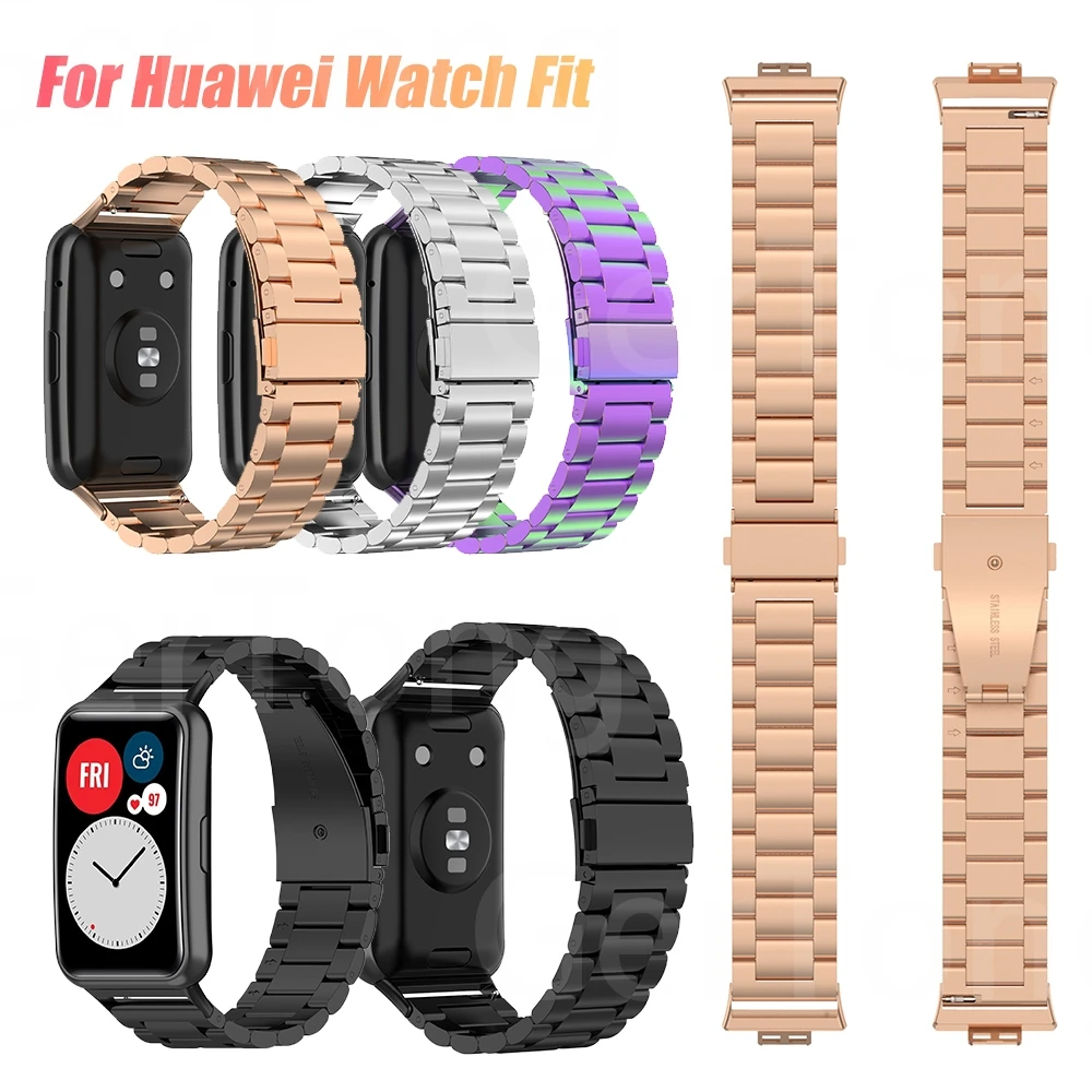 High Quality Stainless Steel Watchbands Bracelet For Huawei Watch Fit Silver Black Metal Watch Band Strap For Huawei Watch Fit
High Quality Stainless Steel Watchbands Bracelet For Huawei Watch Fit Silver Black Metal Watch Band Strap For Huawei Watch Fit