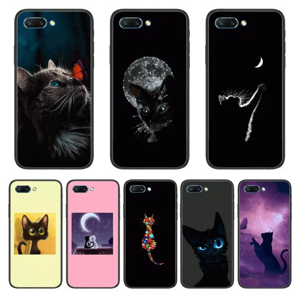 Cartoon Cat moon clear Phone Case For Huawei Honor 10 9 8 7 N Pro Lite A C RU Black Etui Coque Hoesjes comic fashion
Cartoon Cat moon clear Phone Case For Huawei Honor 10 9 8 7 N Pro Lite A C RU Black Etui Coque Hoesjes comic fashion