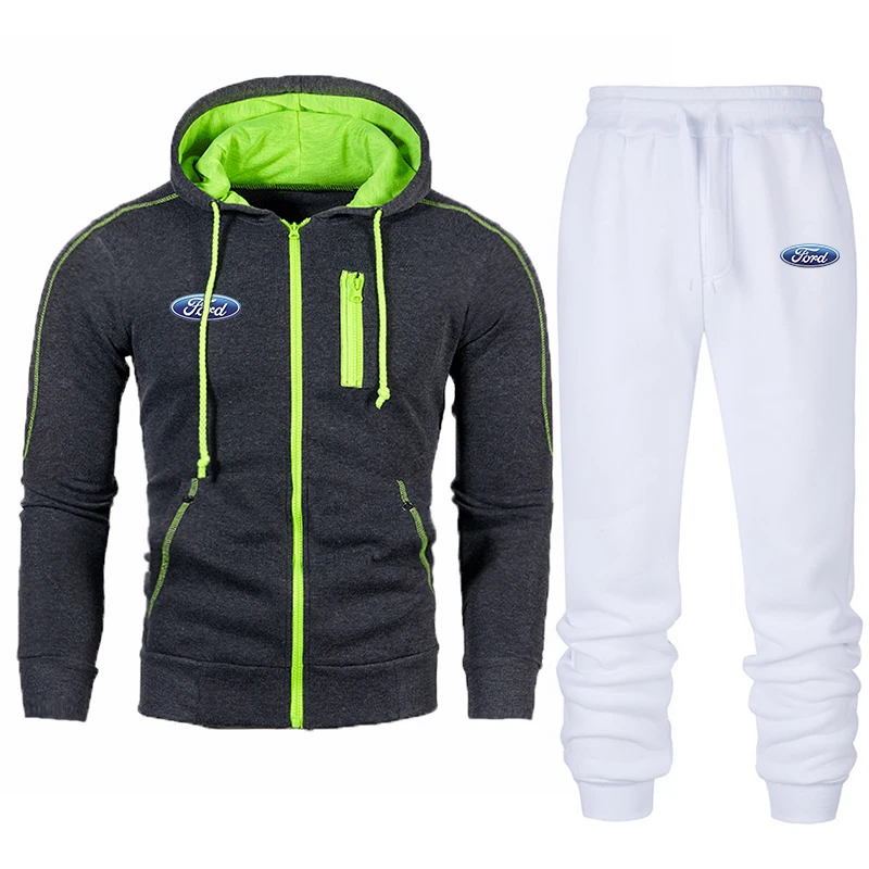 2021 New Brand Men Clothing FORD Tracksuit 2 Piece Hoodies+Pants Men's Hoodie Set Sports Suit Streetswear Jackets Man Sets
2021 New Brand Men Clothing FORD Tracksuit 2 Piece Hoodies+Pants Men's Hoodie Set Sports Suit Streetswear Jackets Man Sets