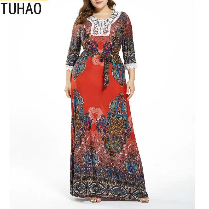 TUHAO SPRING Summer Dress Women 2020 Robe Femme Vestidos Plus Size 7XL 6XL 5XL 4XL Print Vintage Beach Dresses Clothing WM07
TUHAO SPRING Summer Dress Women 2020 Robe Femme Vestidos Plus Size 7XL 6XL 5XL 4XL Print Vintage Beach Dresses Clothing WM07