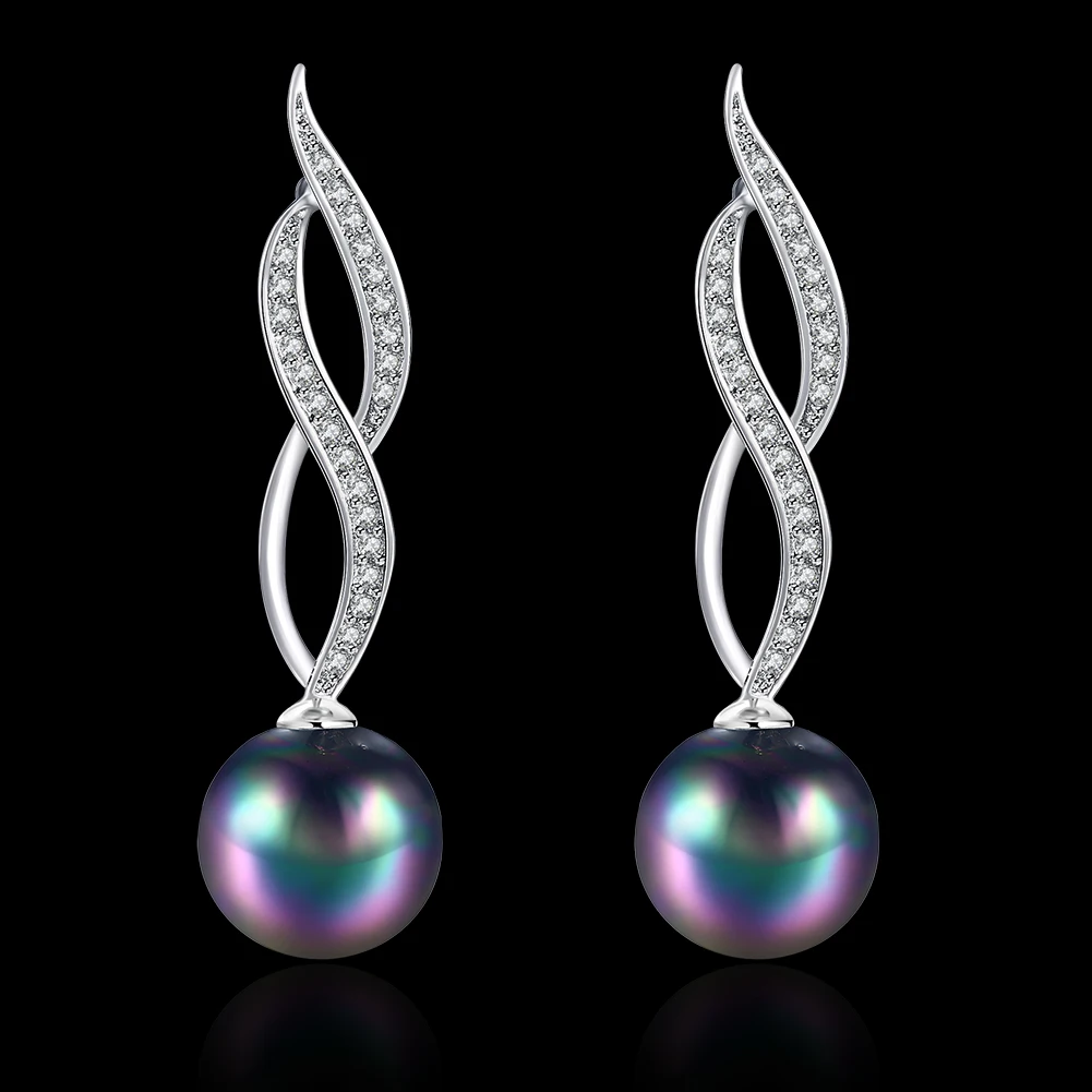 ZEMIOR Graceful Lines Imitation Pearls Drop Earrings For Women Full White Cubic Zirconia Earring Anniversary Fashion Jewelry
ZEMIOR Graceful Lines Imitation Pearls Drop Earrings For Women Full White Cubic Zirconia Earring Anniversary Fashion Jewelry