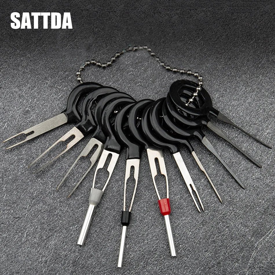 11Pcs Terminal Removal Tools Car Electrical Wiring Crimp Connector Pin Extractor Kit hand tools set
11Pcs Terminal Removal Tools Car Electrical Wiring Crimp Connector Pin Extractor Kit hand tools set