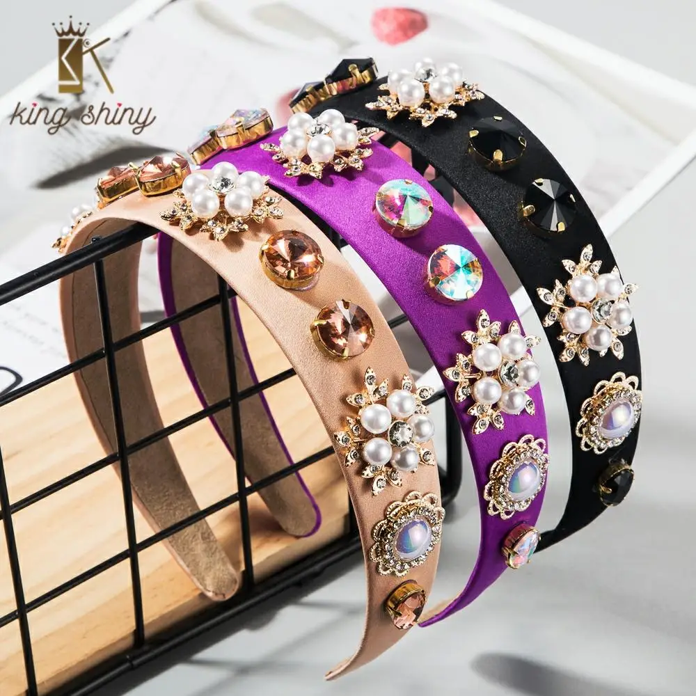 Luxury Baroque Color Cloth Crystal Flower Headband Vintage Simulated Pearl Rhinestone Hair Hoop Bridal Wedding Tiara Crown Bezel
Luxury Baroque Color Cloth Crystal Flower Headband Vintage Simulated Pearl Rhinestone Hair Hoop Bridal Wedding Tiara Crown Bezel