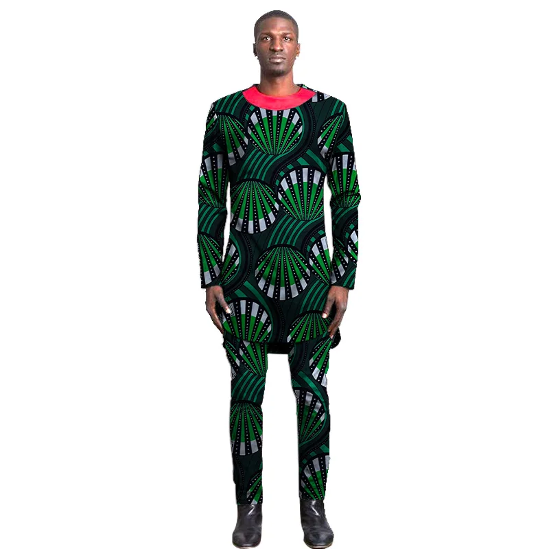 Red Collar Strip Decorated Men Patchwork Shirts+African Print Trousers Male Pant Sets Nigerian Suits Customized
Red Collar Strip Decorated Men Patchwork Shirts+African Print Trousers Male Pant Sets Nigerian Suits Customized