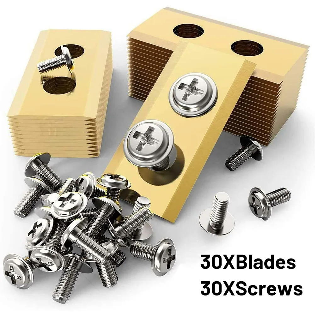 30pcs Replacement Blade Set Double Hole Lawn Mower Blade With Screws For Worx Landroid Robotic Lawnmowers Garden Tool Parts
30pcs Replacement Blade Set Double Hole Lawn Mower Blade With Screws For Worx Landroid Robotic Lawnmowers Garden Tool Parts
