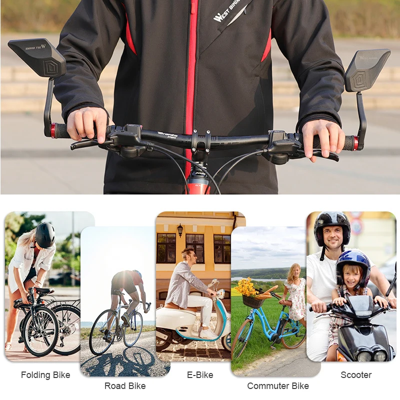 New 1 Pair Bicycle Rear View Mirror Adjustable Left Right Mirrors MTB Road Bike Cycling Wide Range Back Sight Reflector
New 1 Pair Bicycle Rear View Mirror Adjustable Left Right Mirrors MTB Road Bike Cycling Wide Range Back Sight Reflector