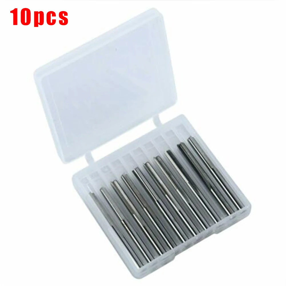 10pcs 1/8Inch Shank 2 Flutes Straight Slot Mill Cutter Diamond Engraving Tool CNC Router Bits Milling Cutters Set
10pcs 1/8Inch Shank 2 Flutes Straight Slot Mill Cutter Diamond Engraving Tool CNC Router Bits Milling Cutters Set