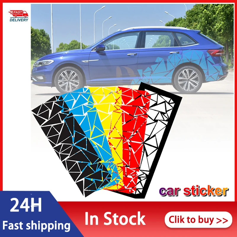 1Pcs Car Sticker Marks Freestanding Design Triangle Graphics Decal Sticker Universal Car Stickers Auto Side Body Decor Sticker
1Pcs Car Sticker Marks Freestanding Design Triangle Graphics Decal Sticker Universal Car Stickers Auto Side Body Decor Sticker