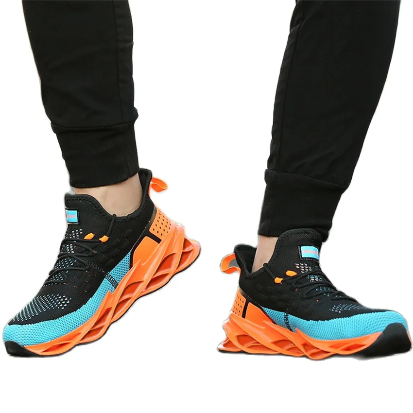 Elastic Blade Bottom Sneakers Men Casual Tenis Shoes For Men Breathable Knit Mesh Trainers Shoes Zapatillas De Deporte Hombre
Elastic Blade Bottom Sneakers Men Casual Tenis Shoes For Men Breathable Knit Mesh Trainers Shoes Zapatillas De Deporte Hombre