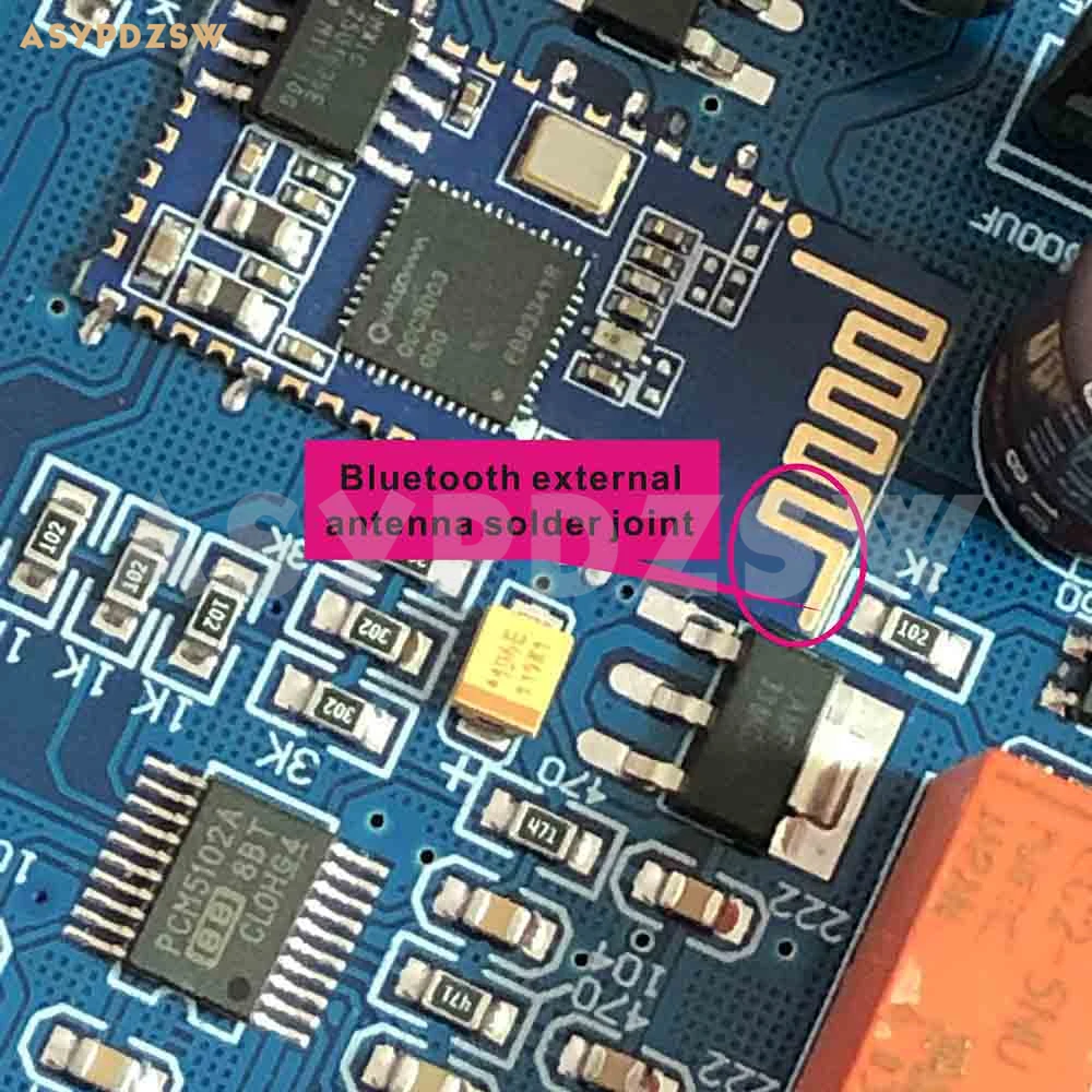 BT303 QCC3003+PCM5102 Bluetooth 5.0 DAC Analog signal decoding module board For Preamplifier
BT303 QCC3003+PCM5102 Bluetooth 5.0 DAC Analog signal decoding module board For Preamplifier
