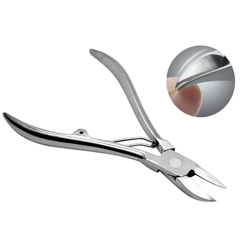 Cuticle Scissors Toenail Cuticle Nipper Trimming Steel Tool Scissor Nail Cuticle Manicure Plier Cutter Z4B5