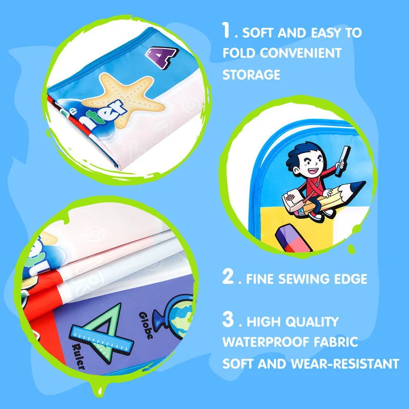 Aquadoodle Water Doodle Drawing Mat Painting and Writing Doodle With Magic Pen Non-toxic Drawing Board Toys for Kids Gift
Aquadoodle Water Doodle Drawing Mat Painting and Writing Doodle With Magic Pen Non-toxic Drawing Board Toys for Kids Gift