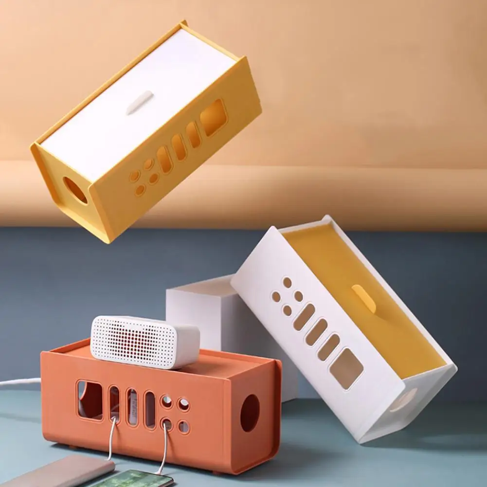 Power Cord Storage Box Cable Holders Large Capacity Heat Dissipation Cable Organizer Management Box
Power Cord Storage Box Cable Holders Large Capacity Heat Dissipation Cable Organizer Management Box