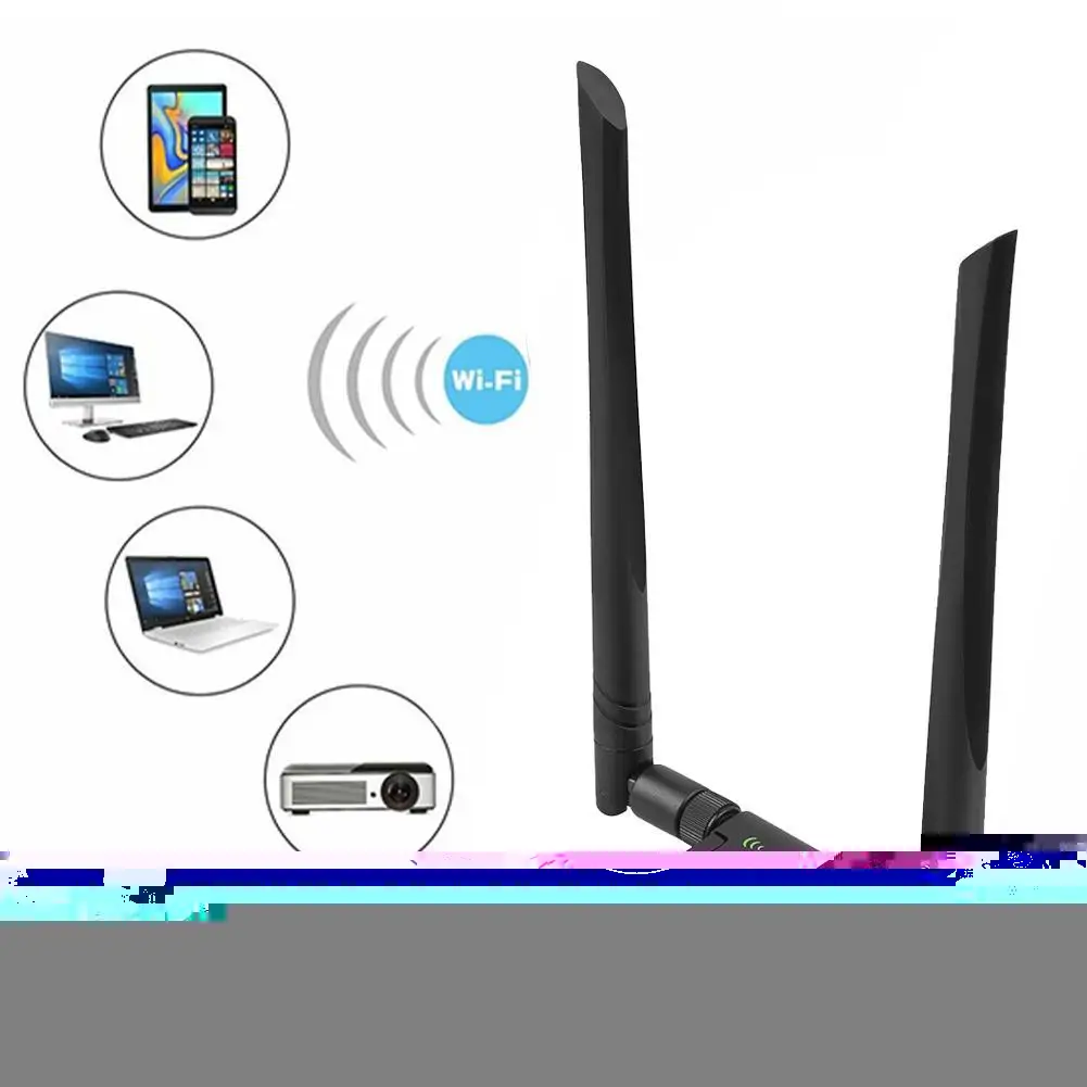 USB 3.0 1200Mbps Wifi Adapter Dual Band 5.8GHz 802.11AC Antenna Network Wifi For Laptop Dongle RTL8812AU Desktop Card U6R7 
USB 3.0 1200Mbps Wifi Adapter Dual Band 5.8GHz 802.11AC Antenna Network Wifi For Laptop Dongle RTL8812AU Desktop Card U6R7