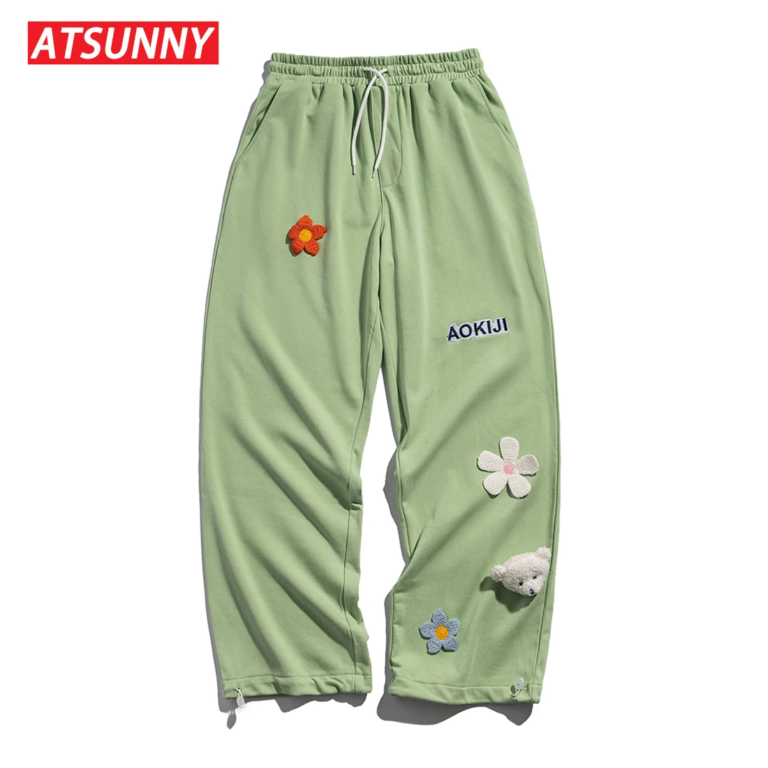 ATSUNNY Flowers Printed Casual Baggy Denim Hip Hop Hipster Streetwear Pants Fashion Jogger Pants
ATSUNNY Flowers Printed Casual Baggy Denim Hip Hop Hipster Streetwear Pants Fashion Jogger Pants