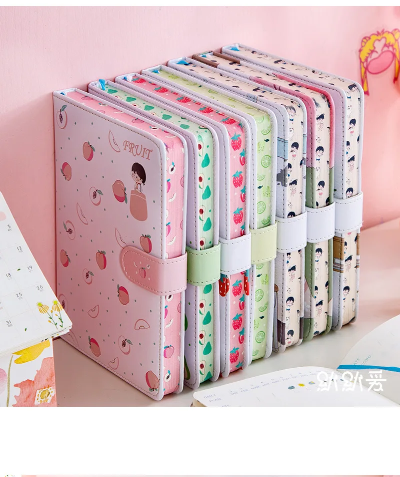 Fruit Print Notebook Planner Magnetic Buckle PU NoteBook Yearly Agenda Color Illustration Daily Plan Kawaii Stationery
Fruit Print Notebook Planner Magnetic Buckle PU NoteBook Yearly Agenda Color Illustration Daily Plan Kawaii Stationery
