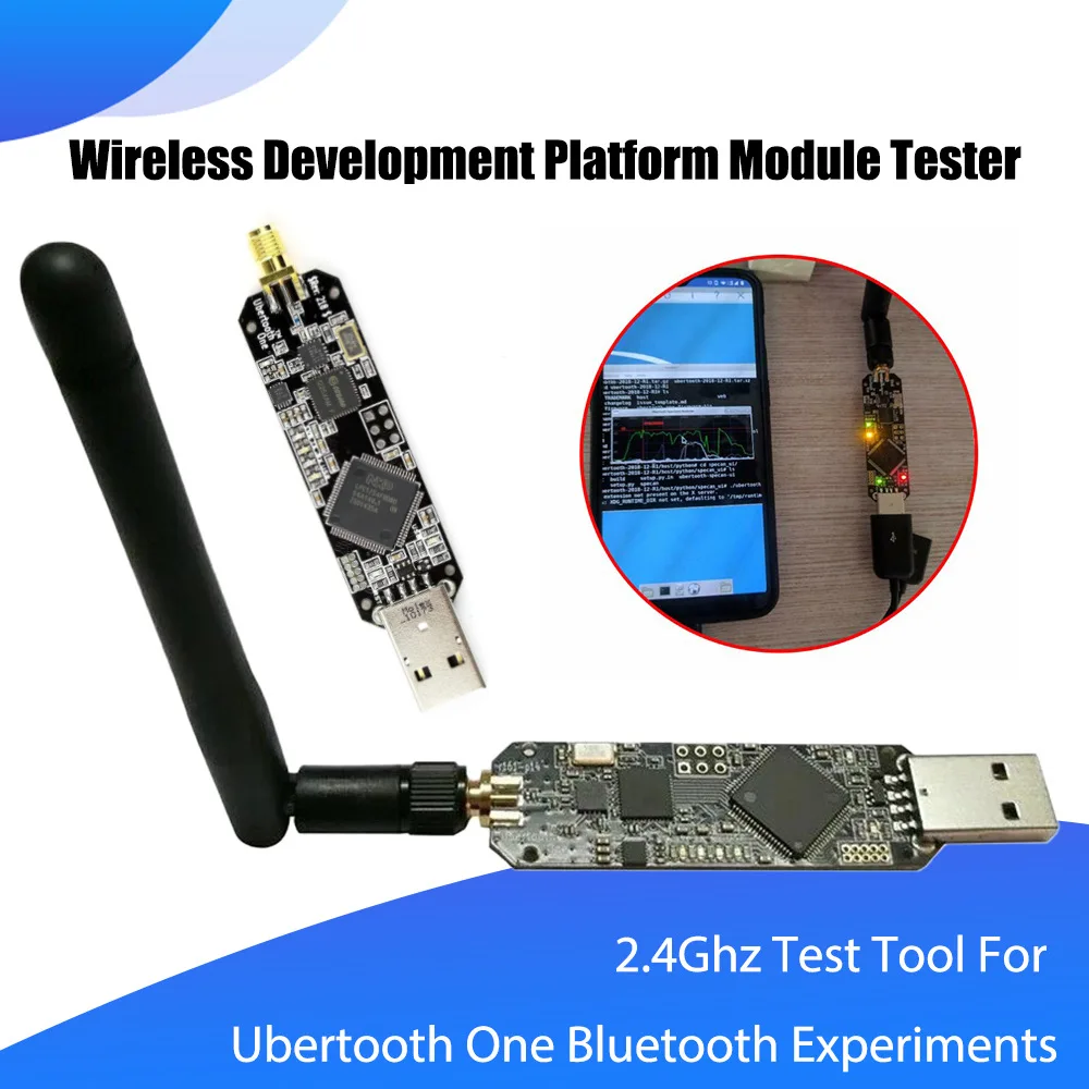 Wireless Development Platform Module Tester 2.4Ghz Test Tool For Ubertooth One Bluetooth Experiments
Wireless Development Platform Module Tester 2.4Ghz Test Tool For Ubertooth One Bluetooth Experiments