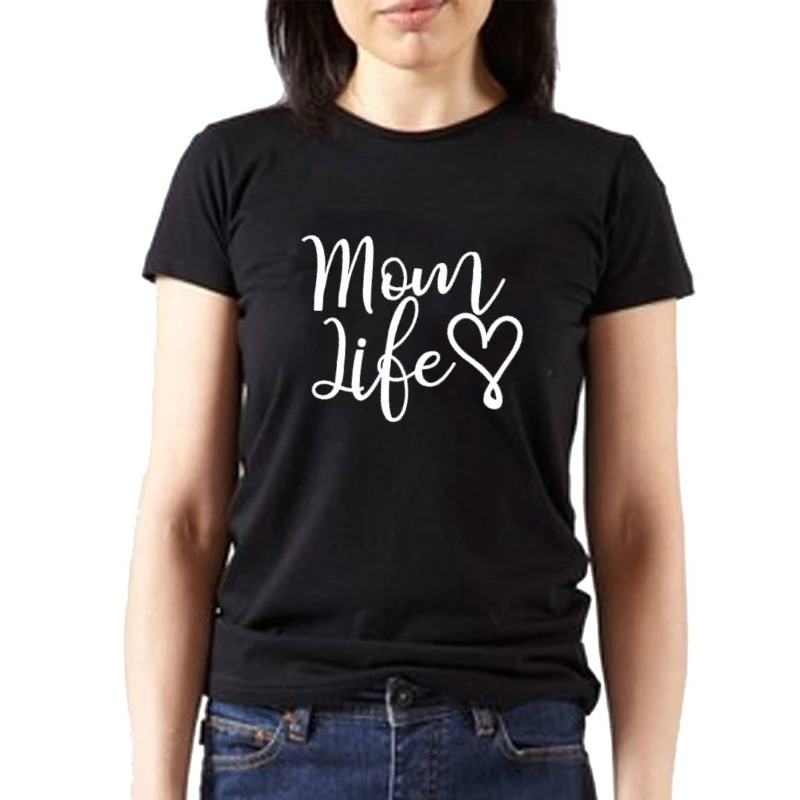 Mom Life Heart T-Shirt Casual Slogan Mom Birthday Gift Tee Shirt Top Mother's Day Gift Cotton Tshirt For Women Drop Shipping
Mom Life Heart T-Shirt Casual Slogan Mom Birthday Gift Tee Shirt Top Mother's Day Gift Cotton Tshirt For Women Drop Shipping