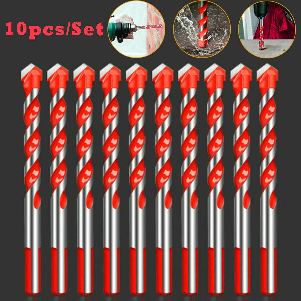 10Pcs Triangle Drill Bit Multifunctional Hand Tool 6mm For Metal Wood Glass Steel Wood Hole Cutter Cone Drill Triangle Drill Bit
10Pcs Triangle Drill Bit Multifunctional Hand Tool 6mm For Metal Wood Glass Steel Wood Hole Cutter Cone Drill Triangle Drill Bit