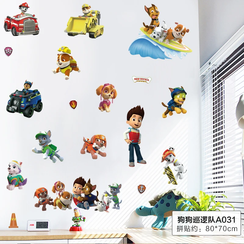 Hot 3D Paw Patrol Wall Stickers For Kids Room Home Decoration Accessories Creative Pattern Wall Decals Diy Funny Vinyl Mural Art
Hot 3D Paw Patrol Wall Stickers For Kids Room Home Decoration Accessories Creative Pattern Wall Decals Diy Funny Vinyl Mural Art