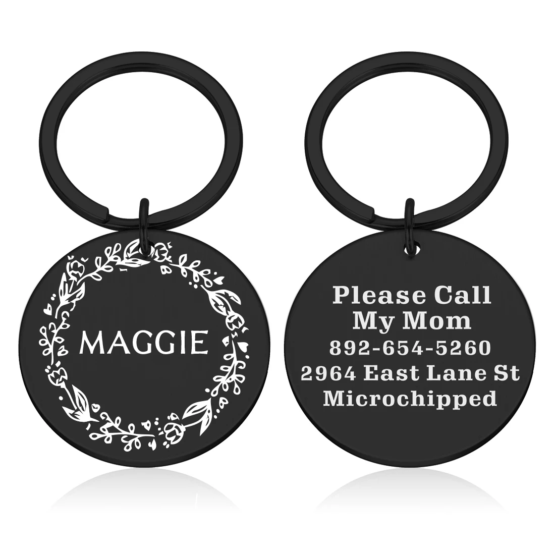 Free Engrave Pet ID Tag Stainless Stee Metal Pendant Cat Dog Collar ID Tag Pendant Keyring Anti-lost Pet Accessories Arnes Perro
Free Engrave Pet ID Tag Stainless Stee Metal Pendant Cat Dog Collar ID Tag Pendant Keyring Anti-lost Pet Accessories Arnes Perro