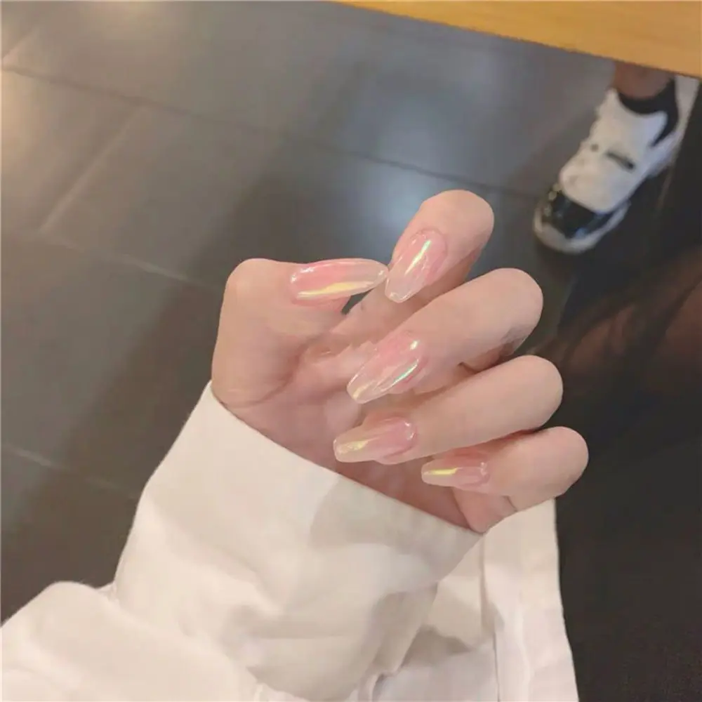 Press On Nails Detachable Manicure Tool Full Cover Bow Fake Nails Pink Mirror Coffin False Nails Nail Tips Wearable
Press On Nails Detachable Manicure Tool Full Cover Bow Fake Nails Pink Mirror Coffin False Nails Nail Tips Wearable