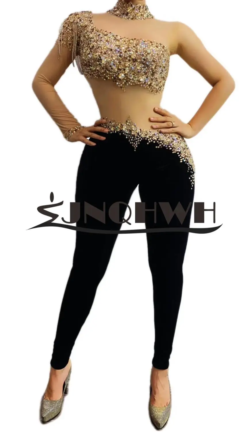 Женский комбинезон с длинным рукавом, черный сетчатый комбинезон со стразами, вечерние бандажные комбинезоны, лето 2020
Женский комбинезон с длинным рукавом, черный сетчатый комбинезон со стразами, вечерние бандажные комбинезоны, лето 2020