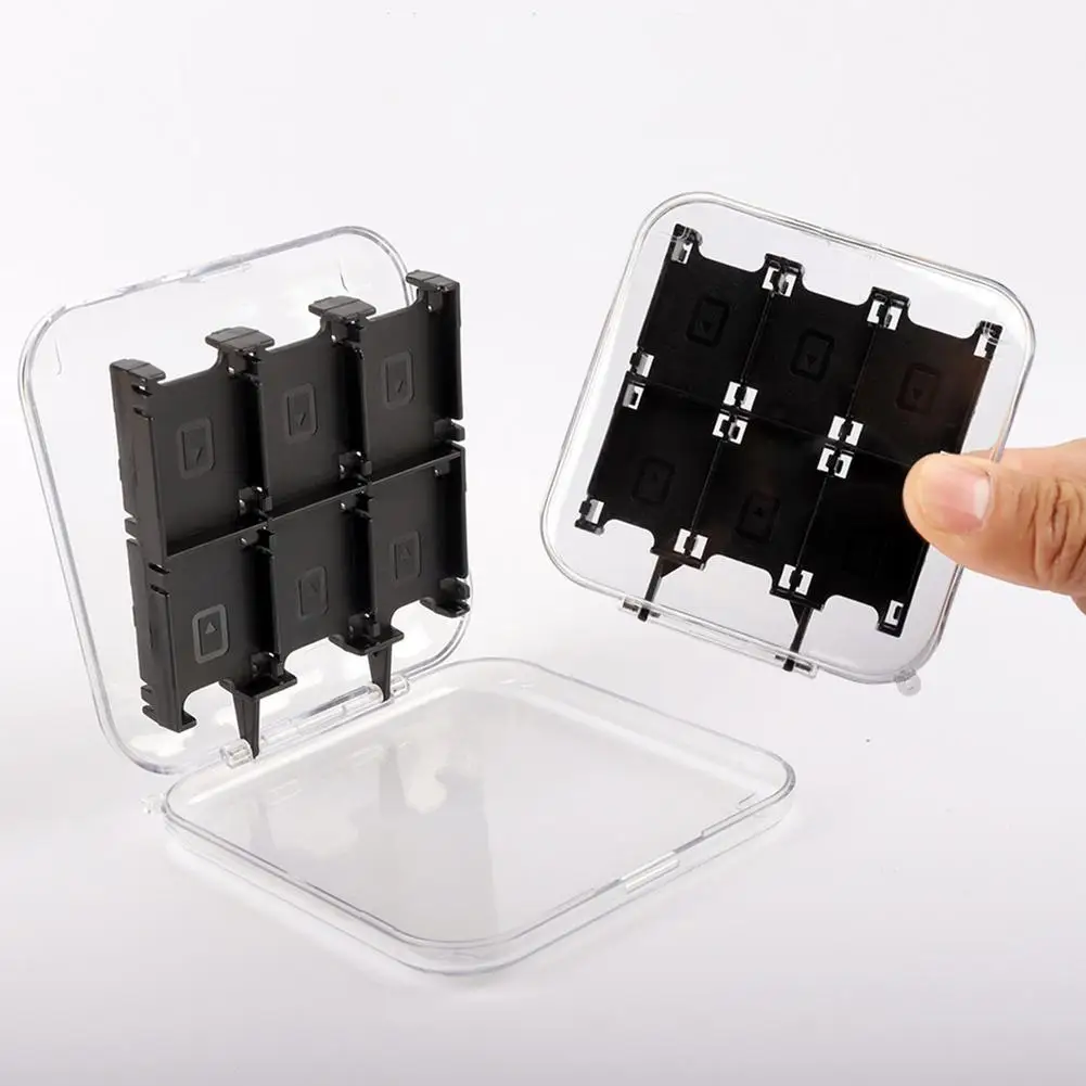 12-bit Game Card Box Large Capacity Sturdy Shell Cards Storage PC Game Card Case With A Lanyard Game Accessories
12-bit Game Card Box Large Capacity Sturdy Shell Cards Storage PC Game Card Case With A Lanyard Game Accessories