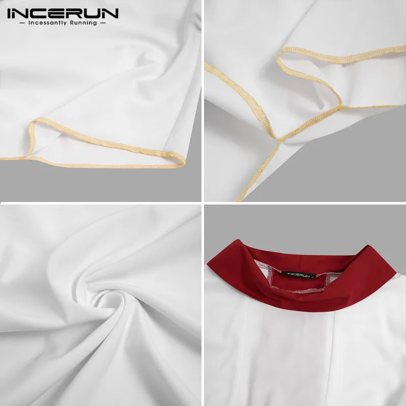 Men Priest Costume Church Robes Fashion Long Patchwork Blouse Unisex Personality Cloak Church Men Cosplay Clothing 5XL INCERUN
Men Priest Costume Church Robes Fashion Long Patchwork Blouse Unisex Personality Cloak Church Men Cosplay Clothing 5XL INCERUN