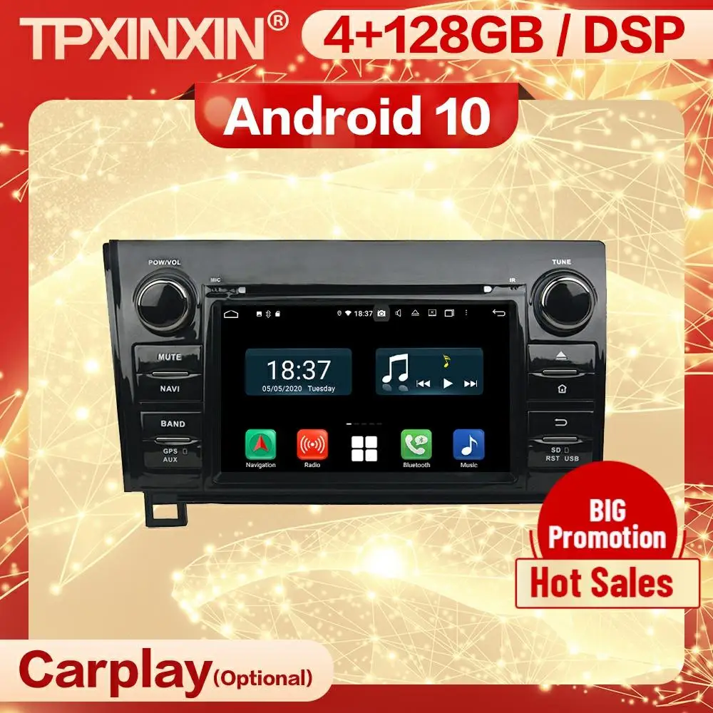 4+128G Carplay 2 Din Android Screen Multimedia Stereo Receiver For Toyota Tundra 2010 2011 2012 BT Radio Audio Player Head Unit
4+128G Carplay 2 Din Android Screen Multimedia Stereo Receiver For Toyota Tundra 2010 2011 2012 BT Radio Audio Player Head Unit