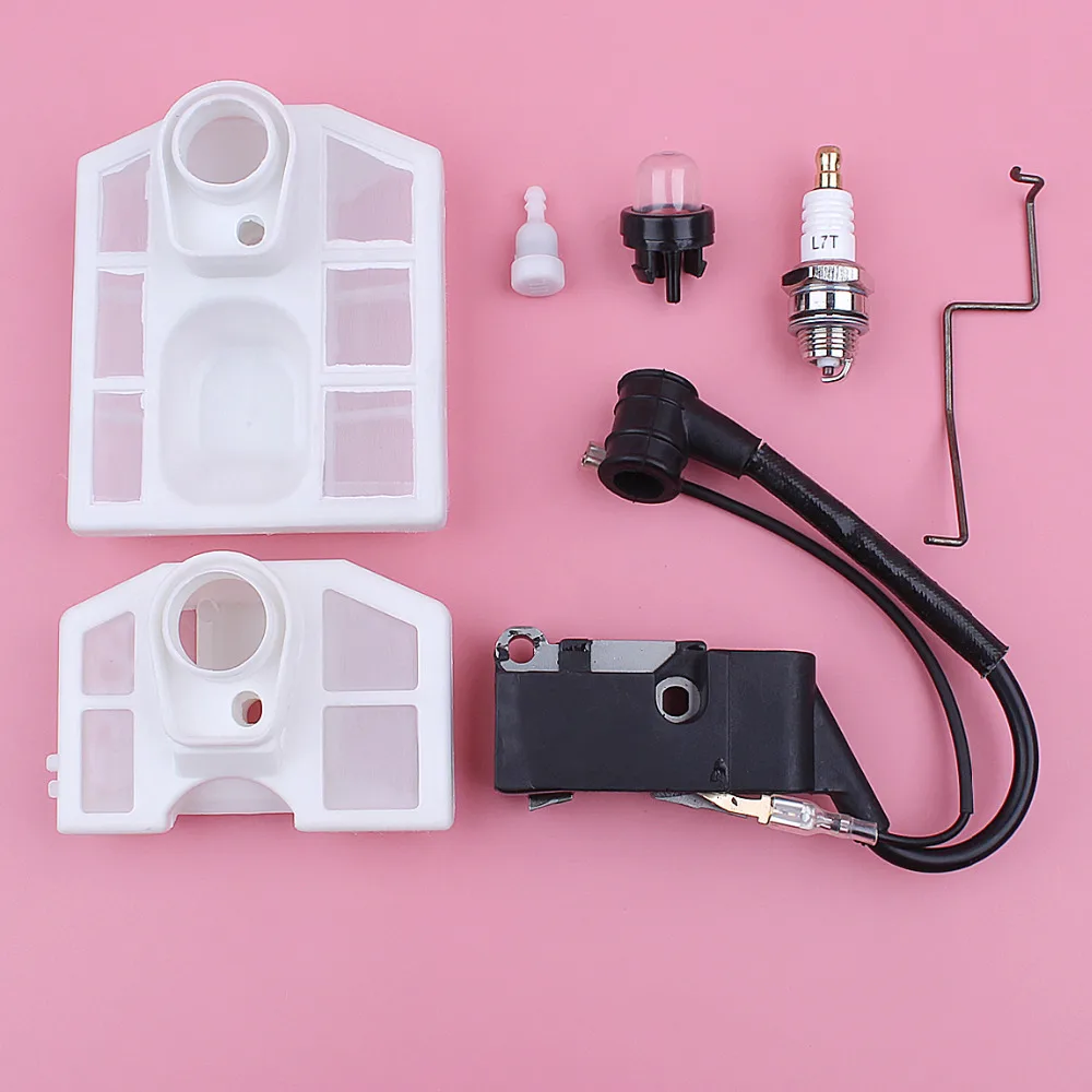 Ignition Coil Spark Plug For Chinese 4500 5200 5800 45cc 52cc 58cc Air Filter Throttle Rod Primer Bulb Vent Plug Chainsaw Part
Ignition Coil Spark Plug For Chinese 4500 5200 5800 45cc 52cc 58cc Air Filter Throttle Rod Primer Bulb Vent Plug Chainsaw Part
