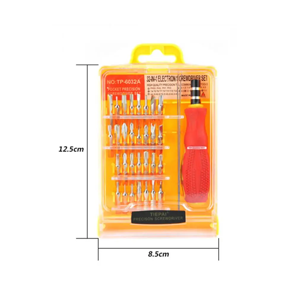 32 In 1 Precision Torx Screwdriver Repair Tool Set for Cellphone Laptop Portable 
32 In 1 Precision Torx Screwdriver Repair Tool Set for Cellphone Laptop Portable