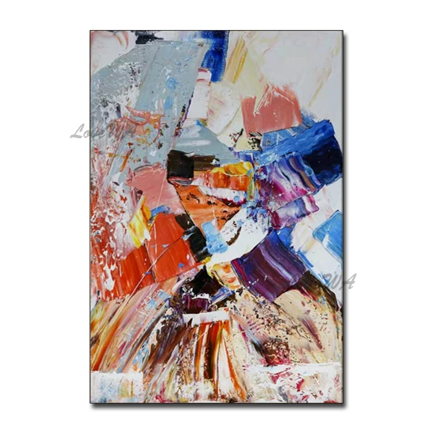 New Arrival Abstract Colorful Pure Handmade Oil Painting Home Wall Decor Artwork Wall Art Paintings Wall Showpiece Free Shipping
New Arrival Abstract Colorful Pure Handmade Oil Painting Home Wall Decor Artwork Wall Art Paintings Wall Showpiece Free Shipping
