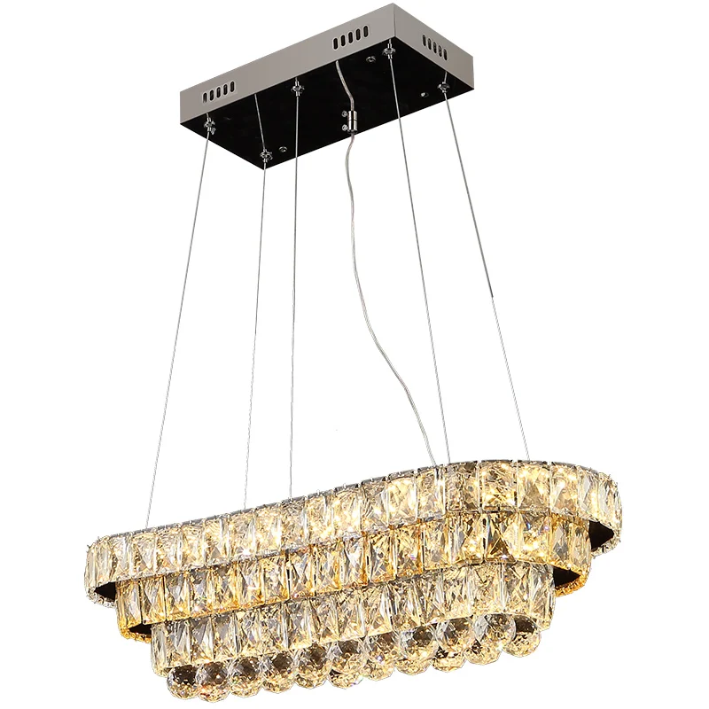 Modern Luxury Stainless Steel K9 Crystal LED Ceiling Lights Pendant Hanging Lamp Fixtures For Bedroom Dining Room Restaurant
Modern Luxury Stainless Steel K9 Crystal LED Ceiling Lights Pendant Hanging Lamp Fixtures For Bedroom Dining Room Restaurant