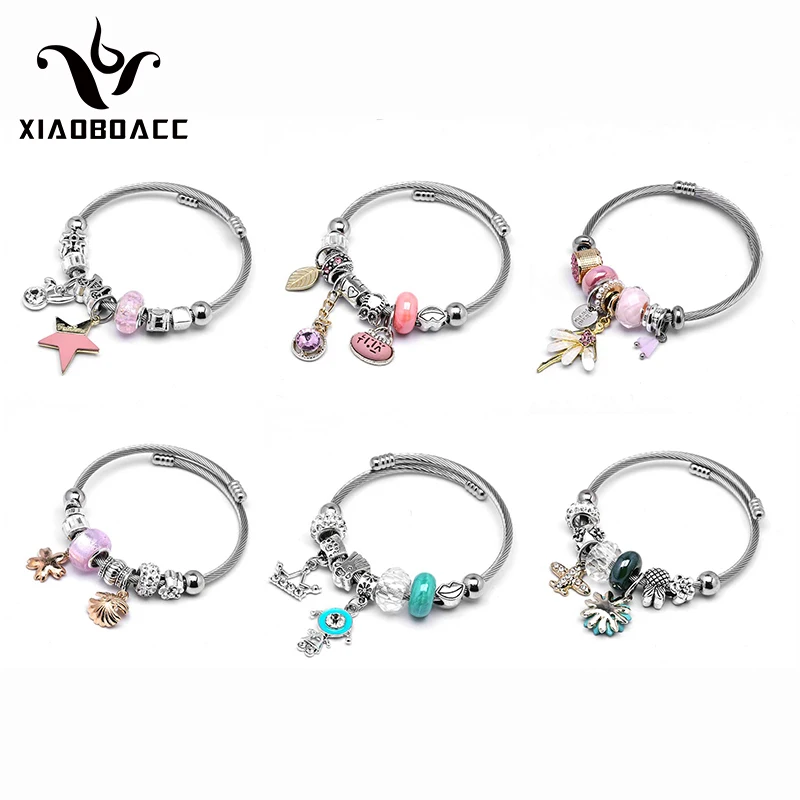 XIAOBOACC Stainless Steel Adjustable Bangles Celebrity Style Handmade DIY Beaded Crystal Bracelet Wholesales
XIAOBOACC Stainless Steel Adjustable Bangles Celebrity Style Handmade DIY Beaded Crystal Bracelet Wholesales