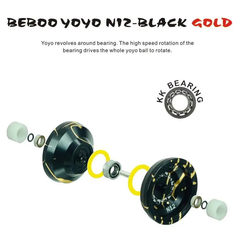 85DE Metal Yoyo + Glove + 3 Strings Professional N12 Alloy Yo Yo Set Classic Toys Kids Toy Gift Present
85DE Metal Yoyo + Glove + 3 Strings Professional N12 Alloy Yo Yo Set Classic Toys Kids Toy Gift Present