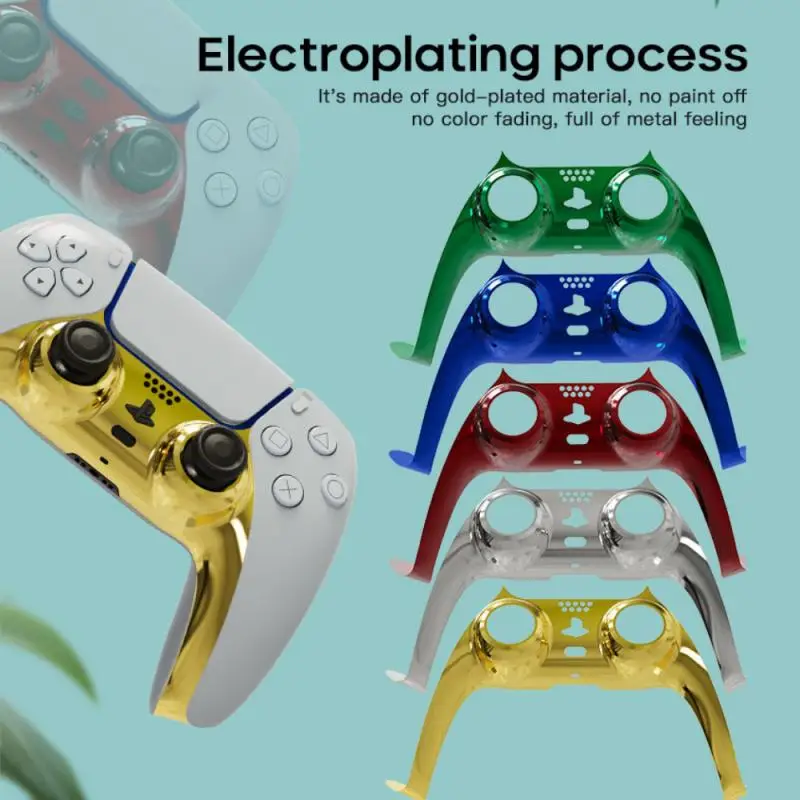 Handle Decorative Strip For Dual Sense Controller Faceplate Colored Face Plate Replacement With 2 Thumb Grips For PlayStation 5
Handle Decorative Strip For Dual Sense Controller Faceplate Colored Face Plate Replacement With 2 Thumb Grips For PlayStation 5