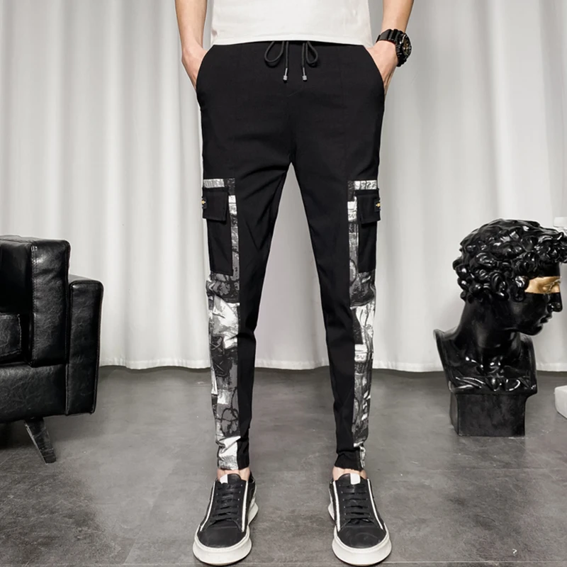 Men Slim Fit Cargo Pants 2021 Spring Fashion Pencil Pant Vintage Print Drawstring Jogger Trousers Casual Outdoor Male Clothing
Men Slim Fit Cargo Pants 2021 Spring Fashion Pencil Pant Vintage Print Drawstring Jogger Trousers Casual Outdoor Male Clothing