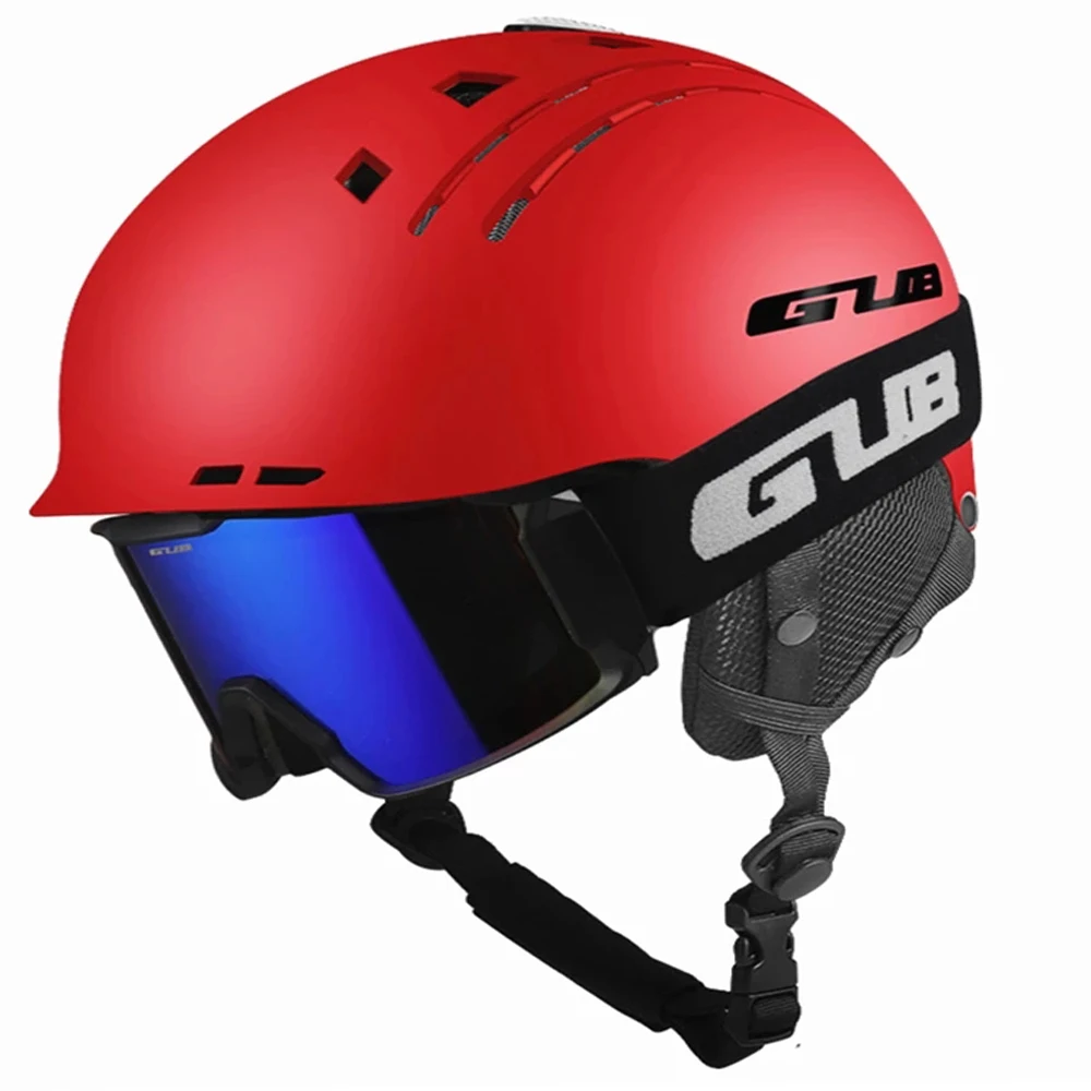 GUB 606 Ski Helmet Integrally-molded Snowboard Helmet Men Women Skating Skateboard Skiing Helmet Snowmobile Motorcycle
GUB 606 Ski Helmet Integrally-molded Snowboard Helmet Men Women Skating Skateboard Skiing Helmet Snowmobile Motorcycle