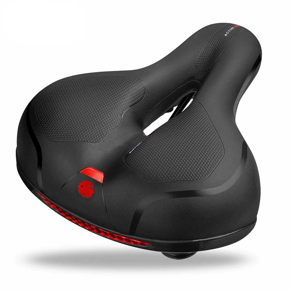 Bicycle Saddle Men Women MTB Road Bike Saddle Hollow Breathable Shock Absorbing Safety Warning Comfortable Big Butt Bike Seat
Bicycle Saddle Men Women MTB Road Bike Saddle Hollow Breathable Shock Absorbing Safety Warning Comfortable Big Butt Bike Seat