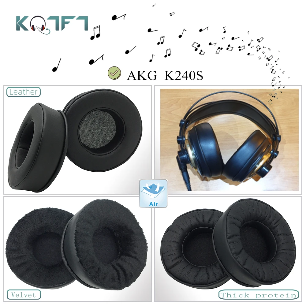 KQTFT Protein skin Velvet Replacement EarPads for AKG K240S Headphones Ear Pads Parts Earmuff Cover Cushion Cups
KQTFT Protein skin Velvet Replacement EarPads for AKG K240S Headphones Ear Pads Parts Earmuff Cover Cushion Cups