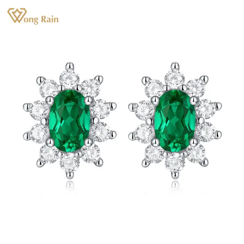 Wong Rain, 100% Стерлинговое Серебро 925 пробы, овальная огранка, изумруд, моиссанит, драгоценный камень, обручение, модные роскошные серьги-гвоздик...
Wong Rain, 100% Стерлинговое Серебро 925 пробы, овальная огранка, изумруд, моиссанит, драгоценный камень, обручение, модные роскошные серьги-гвоздик...