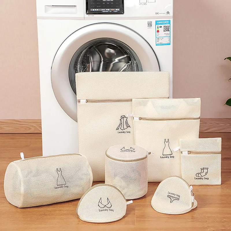 Polyester Mesh Laundry Bag Underwear Lingerie Socks Clothes Bra Washing Net Bags Household Embroidery Classified Laundry Bag New
Polyester Mesh Laundry Bag Underwear Lingerie Socks Clothes Bra Washing Net Bags Household Embroidery Classified Laundry Bag New