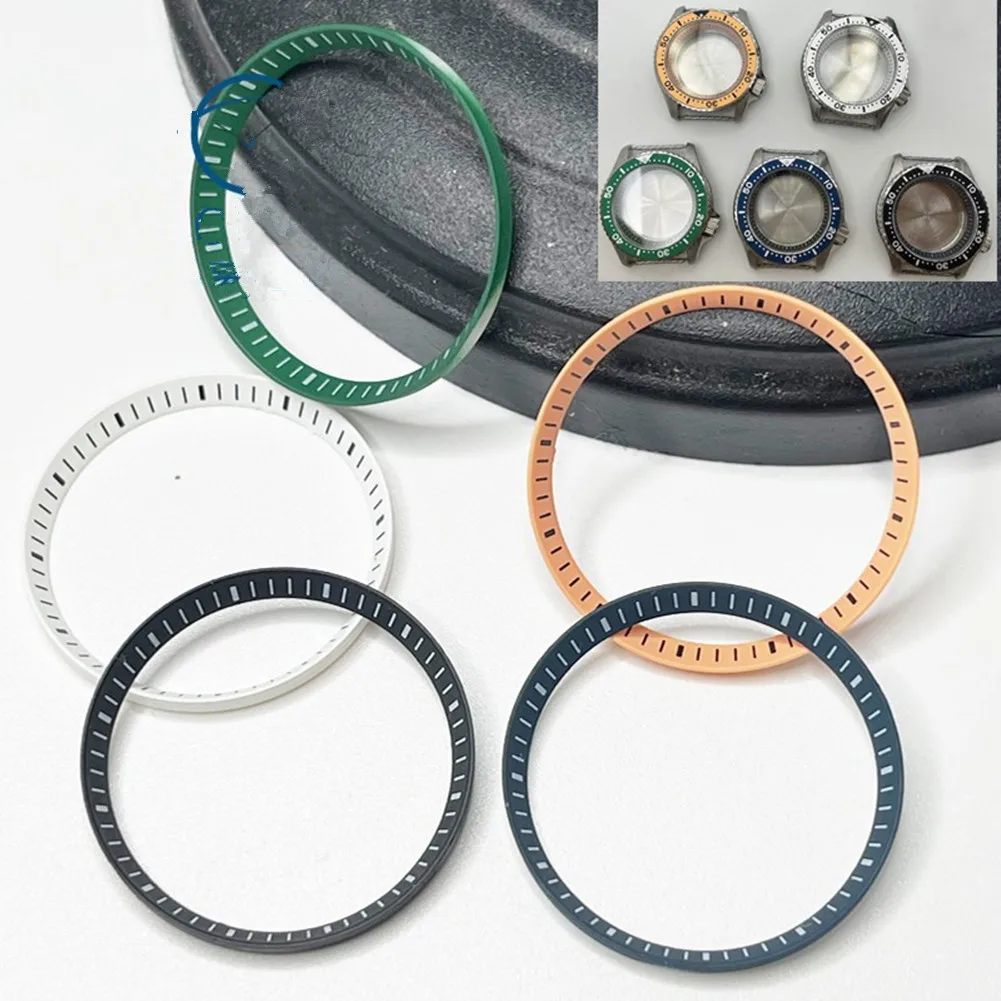 Orange/Green/Black/Blue/White Optional Plastic Inner 2.6mm Thickness Chapter Rings Replacemnet For NH35 NH36 42mm Watch Case
Orange/Green/Black/Blue/White Optional Plastic Inner 2.6mm Thickness Chapter Rings Replacemnet For NH35 NH36 42mm Watch Case